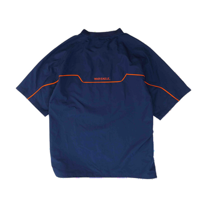 Navy Auburn Tigers Solid 1/4 Zip Pullover