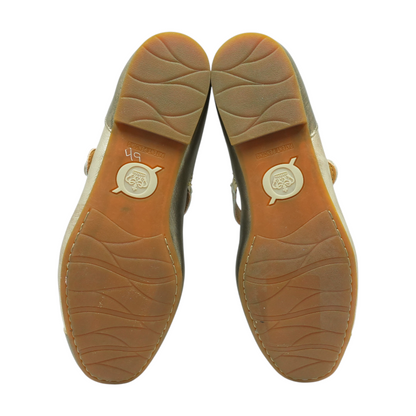Bronze Slip-On Flats