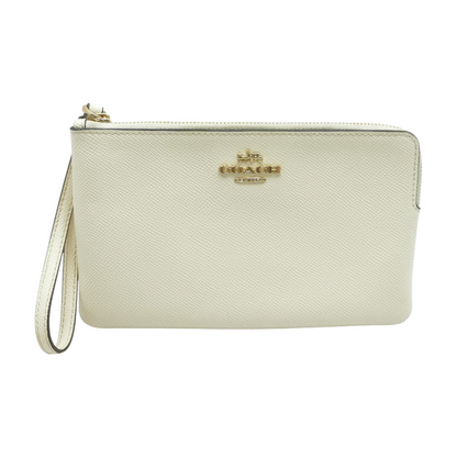 Beige Wristlet Wallet