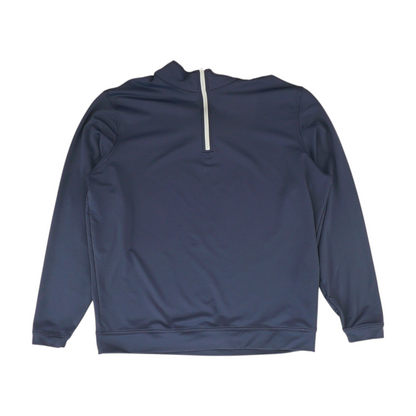 Navy Solid 1/4 Zip Pullover