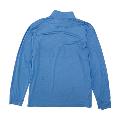 Blue Striped 1/4 Zip Pullover
