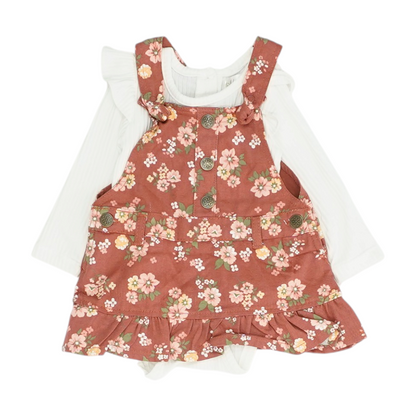 Mauve Floral Dress