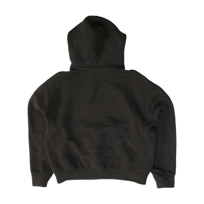 Gray Solid Hoodie Pullover