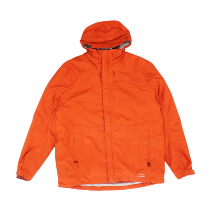 Red Solid Rain Jacket