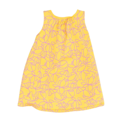 Yellow Graphic Dress