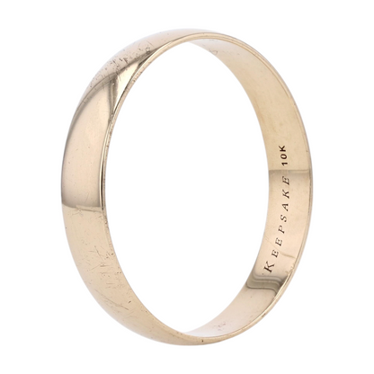 10K Yellow Gold Band Ring