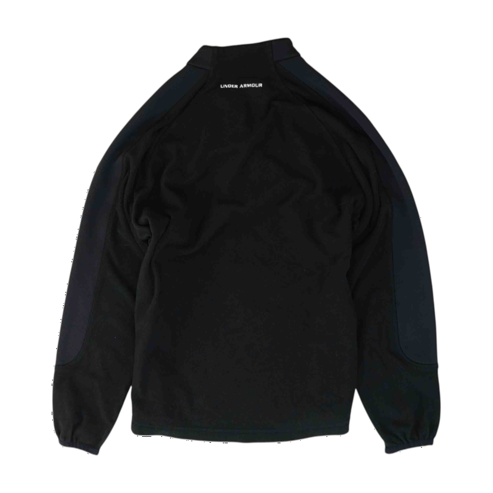Black Solid 1/4 Zip Pullover