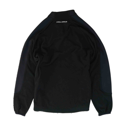 Black Solid 1/4 Zip Pullover