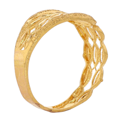 18K Yellow Gold Fashion Ring