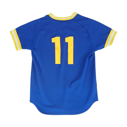 Vintage Men's Blue Trojans Short Sleeve Jersey