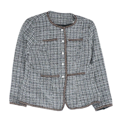 Black Plus Check Blazer