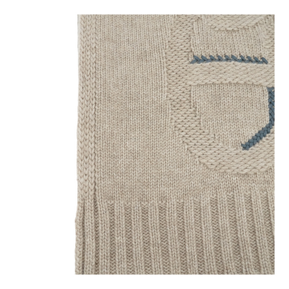 Sesame Maillon Shadow Cashmere Scarf