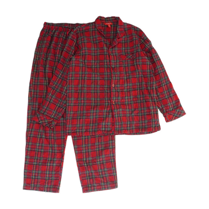 Red Plaid Pajama Set