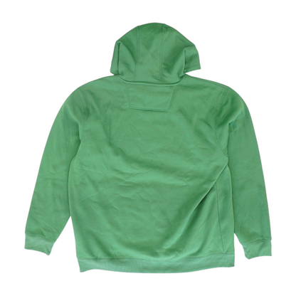 Green Solid Hoodie Pullover