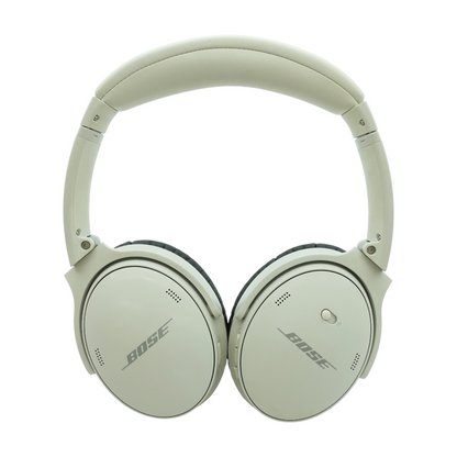 White Smoke QuietComfort 45 Noise Cancelling Headphones With Black Earpads