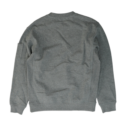 Gray Solid Sweatshirt Pullover