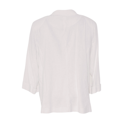 White Plus Solid Blazer