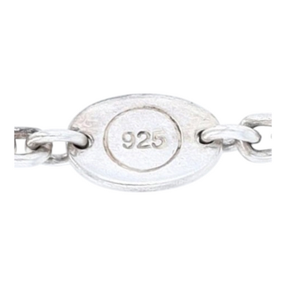 Sterling Silver Station Necklace
