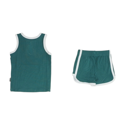 Teal Sleeveless Set