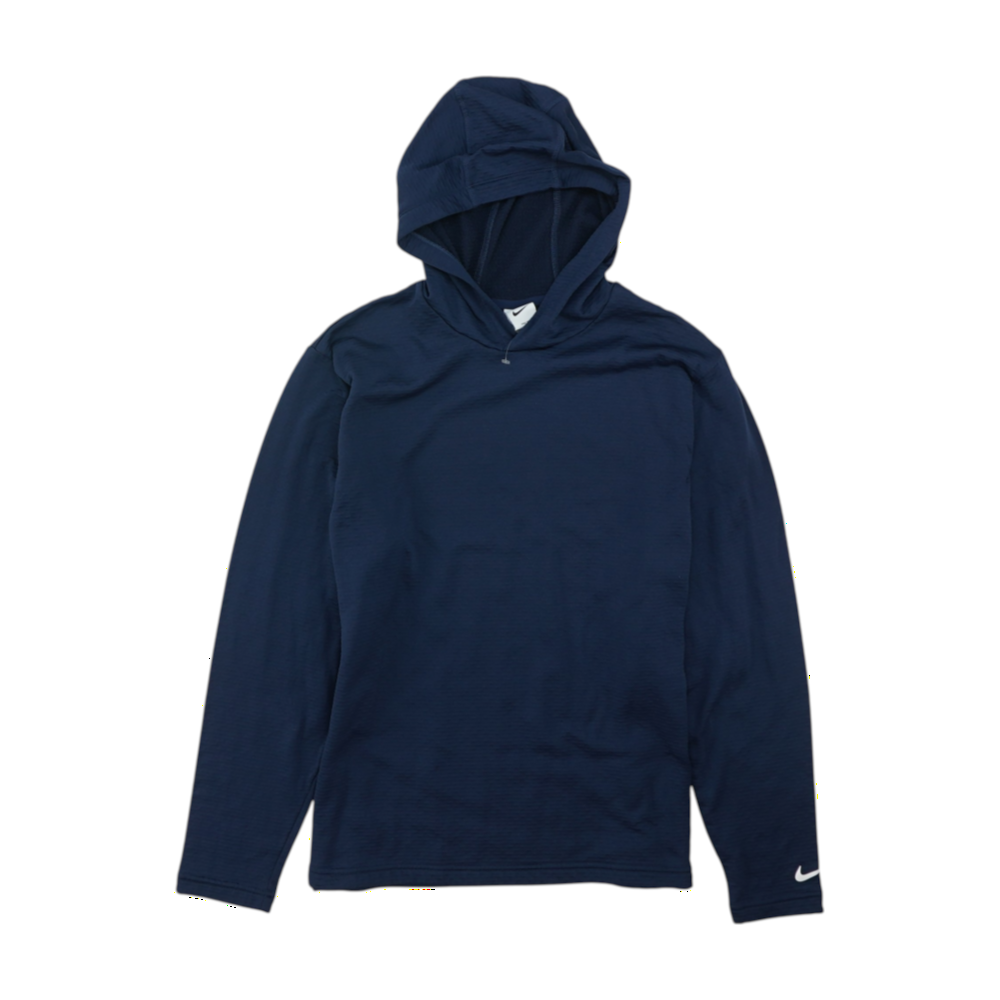 Navy Solid Hoodie Pullover