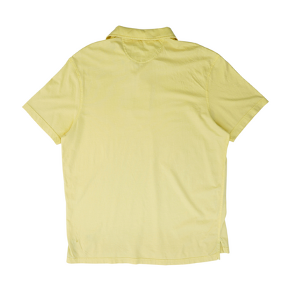 Yellow Solid Short Sleeve Polo