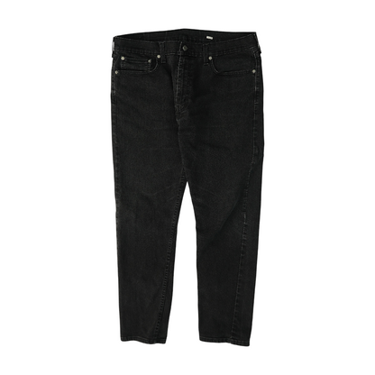 Black Tapered Jeans
