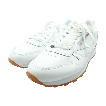 Classic Leather White Low Top Athletic Shoes