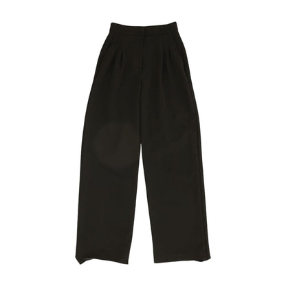 Black Solid Dress Pants