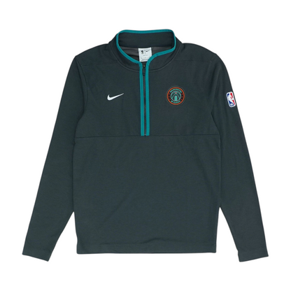 Gray Washington Wizards Solid 1/4 Zip Pullover