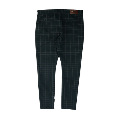 Black Check Regular Pants