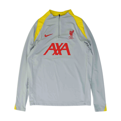 Gray Color Block 1/4 Zip Pullover
