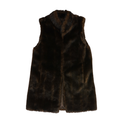 Brown Animal Print Vest