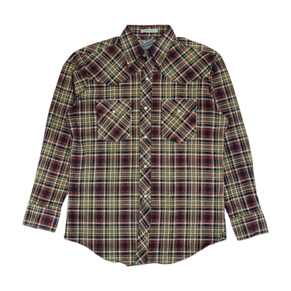 Multi Plaid Flannel Button Down
