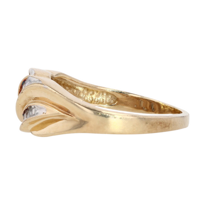 1/10 ctw 10K Yellow Gold Diamond Fashion Ring