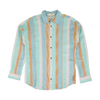 Blue Striped Long Sleeve Button Down