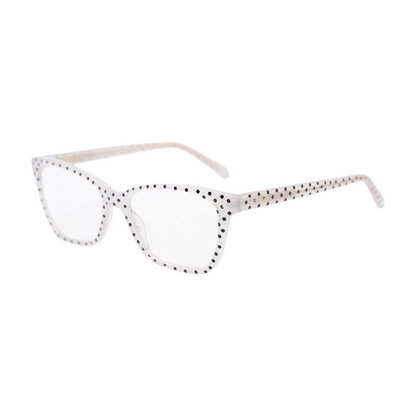 White Pava/O Cat Eye Prescription Eyewear
