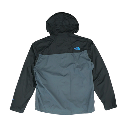 Gray Color Block Rain Jacket