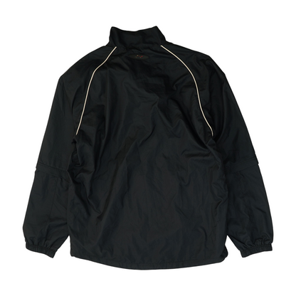 Black Solid 1/4 Zip Pullover