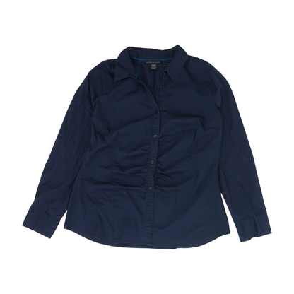 Navy Button Down
