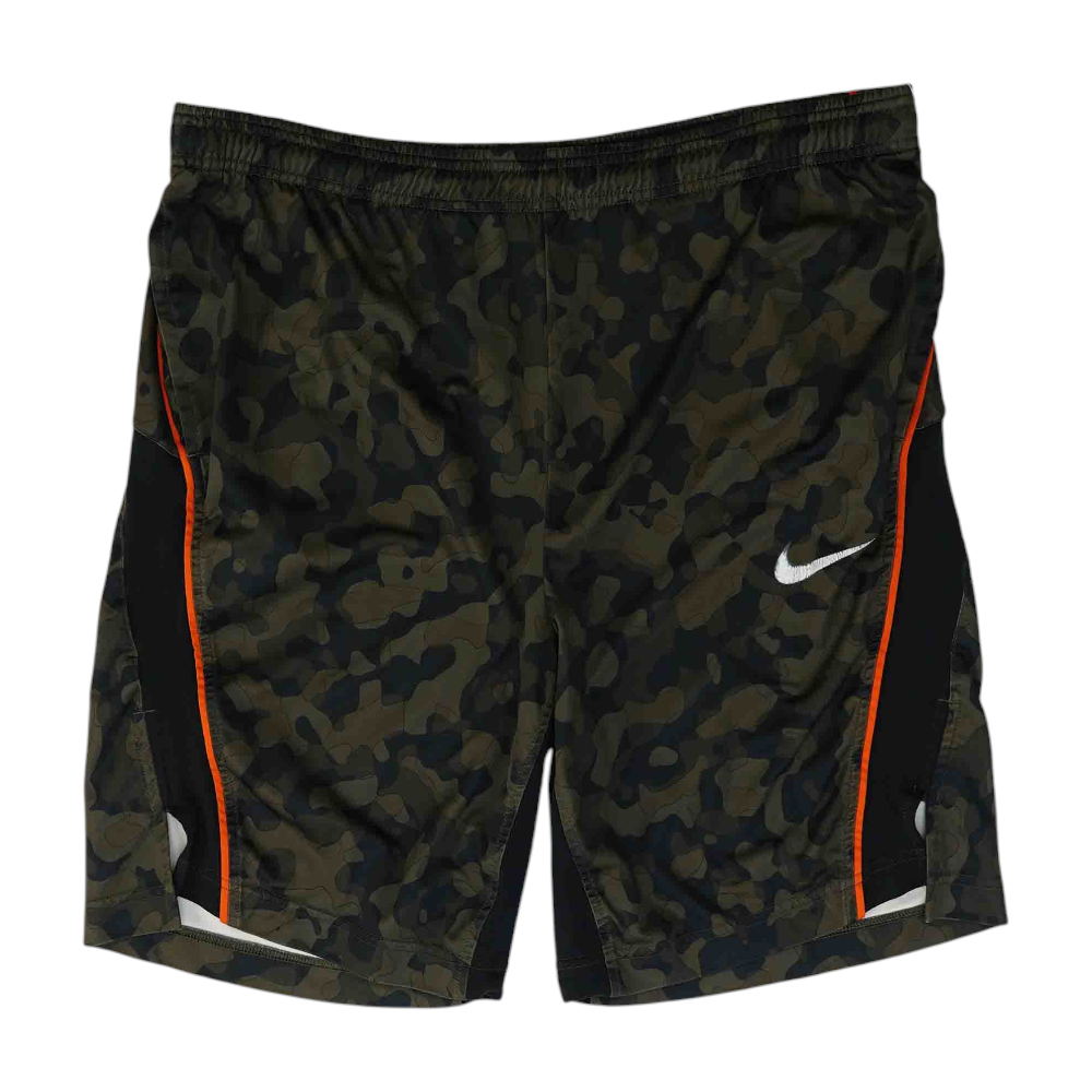 Green Camo Active Shorts