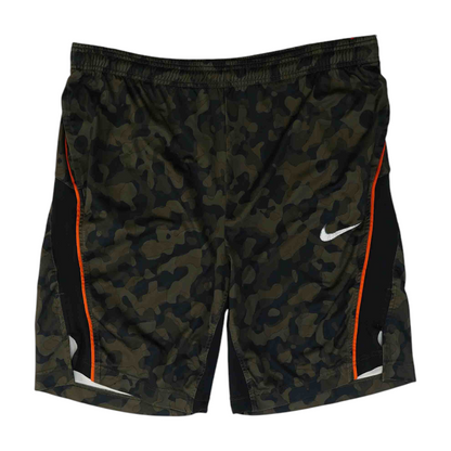 Green Camo Active Shorts