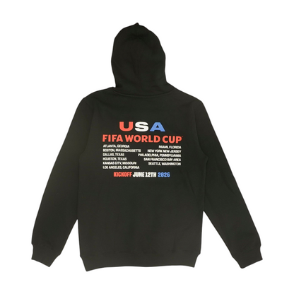 Black Solid Hoodie Pullover