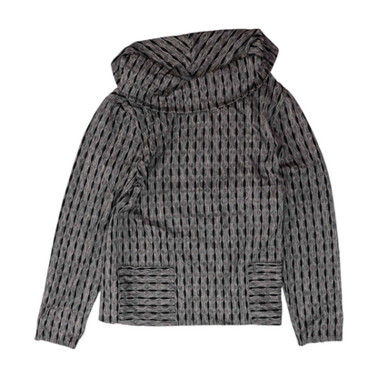 Gray Abstract Blouse