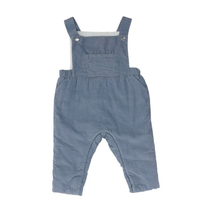 Blue Solid Overalls
