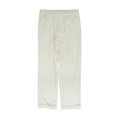 Cream Regular Pants
