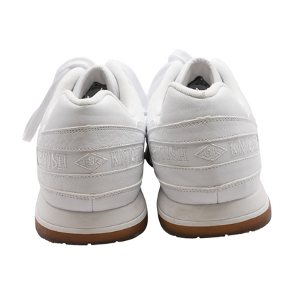 White Low-Top Athletic Shoes