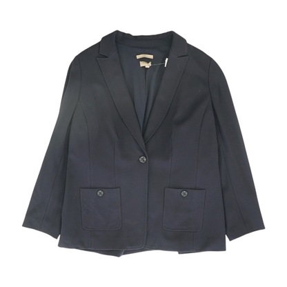 Navy Solid Blazer