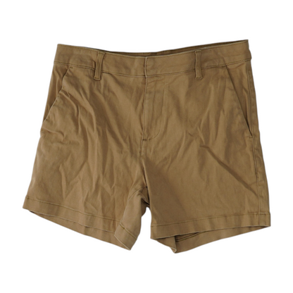 Khaki Solid Chino Shorts