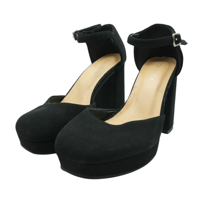 Black Block Heels