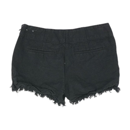 Black Solid Shorts